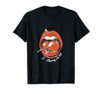 Cherry On Top Lips, diseño Pop Art Retro Camiseta