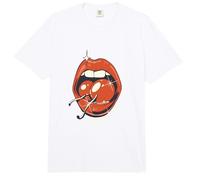 Cherry On Top Lips, diseño Pop Art Retro Comfort Colors Adult Heavyweight T-Shirt