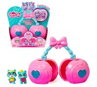 Cherry Pets - Cherry House Hamster Twins. Casita en Forma de Cereza: Incluye 1 Cherry House, 2 Gemelos exclusivos y 5 Accesorios