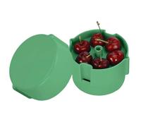 Cherry Pit Remover, Multi-Cherry Stoner Tool, Handheld Push-Style Fruit Pitter for Cherries Grapes, Kitchen Gadget for Making Jam or Snacks at Home Indoor Outdoor Camping Picnic