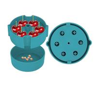 Cherry Pitter - Herramienta para deshacerse de cerezas múltiples, diseño de empuje de mano, removedor de piedra de fruta eficaz, duradero | Mermelada de uva ideal para hacer picnic en interiores al