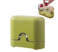Cherry Pitter - Sembradora De 3 Frutas De Liberación Rápida De 4.6 X 2.1 Pulgadas, Herramienta De Cuchilla Para Cortar Integrada, Base De Almacenamiento De Núcleo Sin Desorden, Estuche De Accesorios R