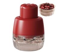 Cherry Pitter Tool, Portable Core Remover, 9.6x14.5cm/3.78x5.71 Inches Push Type Design, Lightweight Kitchen Utensil, Easy, Red, Home Kitchen Use Abs