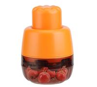 Cherry Pitter Tool, Portable Core Remover, 9.6x14.5cm/3.78x5.71 Inches Push Type Design, Lightweight Kitchen Utensil, Easy, Red, Home Kitchen Use Abs