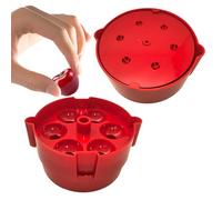 Cherry Pitter Tool, Push-Down Corer, 4.72x4.53 Inches Labor-Saving Fruit Core Remover, Cherry Pitting Tools for Multiple Cherries, Home Use, Kitchen Chef, Compact and Easy to Clean