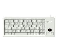 Cherry Slim Line Compact-Keyboard G84-4400 - Keyboard - QWERTY - Gray