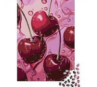 Cherry Splash Art Paquete De 1000 Piezas Papel Ecológico Personas Que Aman Entrenamiento Cerebral Portátil Fácil Almacenar Rompecabezas 70x50cm/1000pcs