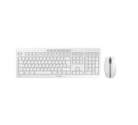 CHERRY Stream Desktop Recarga - Conjunto de teclado y ratón inalámbrico QWERTZ alemán, gris, recargable