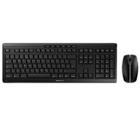 CHERRY STREAM Teclado y Ratón Inalámbricos Recargables, Negro