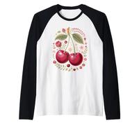 Cherry Sweet Little Stone Fruit Cherry Lover Camiseta Manga Raglan