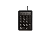 Cherry Teclado G84-4700, diseño francés, Teclado cableado, Teclas programables Individualmente, Negro