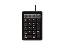 Cherry Teclado G84-4700, diseño francés, Teclado cableado, Teclas programables Individualmente, Negro