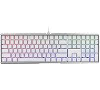 Cherry Teclado mecánico para juegos MX 3.0 S con cable. Carcasa de aluminio construida para jugadores con interruptores silenciosos MX rojos. Pantalla retroiluminada RGB de más de 16 m de colores. de