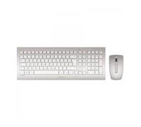Teclado + raton cherry dw 8000 inalambrico ultrasilencioso blanco - plata
