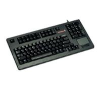 CHERRY TouchBoard G80-11900, disposición internacional, teclado QWERTY, teclado con cable, teclado mecánico, mecánica ML, touchpad integrado, ahorro de espacio, ergonómico, negro