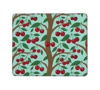 Cherry Tree - Alfombrilla de mouse para juegos con base de goma antideslizante, alfombrilla de mouse para computadora doméstica, alfombrilla de mouse de 7.9 x 9.5 pulgadas