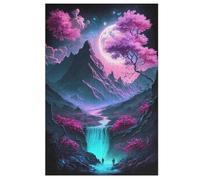 Cherry Tree Japan Art Puzzle Games for Adults Y Niños - for Creativity And Mindfulness - Challenging Jigsaw Puzzles 1000 Piezas for Family 78 × 53 cm
