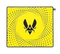 CHERRY XTRFY GP5, Alfombrilla Ratón L para Juegos (460 x 400 x 4 mm), Speed-Pad suave para Precisión, Bordes Cosidos, Antideslizante, Lavable, Vitality Yellow