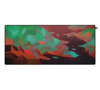 CHERRY XTRFY GP5, Alfombrilla Ratón XL para Juegos (920 x 400 x 3 mm), Speed-Pad suave para Precisión, Bordes Cosidos, Antideslizante, Lavable, Litus Red