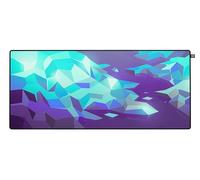 CHERRY XTRFY GP5, Alfombrilla Ratón XL para Juegos (920 x 400 x 3 mm), Speed-Pad suave para Precisión, Bordes Cosidos, Antideslizante, Lavable, Litus Blue