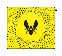 CHERRY XTRFY GP5, Alfombrilla Ratón L para Juegos (460 x 400 x 4 mm), Speed-Pad suave para Precisión, Bordes Cosidos, Antideslizante, Lavable, Vitality Yellow