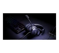 CHERRY XTRFY H2, Auriculares Profesionales Gaming, Optimizados Para Esports, Almohadillas Grandes Con Espuma Viscoelástica, Micrófono Extraíble, Cableado, Negro