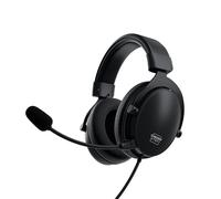 CHERRY XTRFY H2, Auriculares Profesionales Gaming, Optimizados Para Esports, Almohadillas Grandes Con Espuma Viscoelástica, Micrófono Extraíble, Cableado, Negro