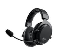 CHERRY XTRFY H3 Wireless, Auriculares Inalámbricos Gaming, Sonido Optimizado para Esports, Ideal para Juegos, Streaming y Música, Micrófono Desmontable, Negro