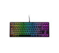 CHERRY XTRFY K4V2 TKL Teclado mecánico para juegos | Teclado con cable sin número | Iluminación RGB MX2A Red Interruptores (Negro)