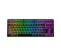 CHERRY XTRFY K4V2 TKL, teclado mecánico para juegos Tenkeyless, con cable (USB-A), iluminación RGB ajustable, tasa de sondeo de 1000 Hz, interruptores Cherry MX2A Red, negro