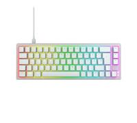 CHERRY XTRFY K5V2 Compact, Teclado Gaming Mecánico en Formato 65 %, Distribución de Teclado Nórdico (QWERTY), Sistema Hot Swap, Switches CHERRY MX2A RED, Negro