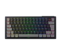 Cherry XTRFY K63W Pro Compact Ultra-Wide Band, Teclado mecánico 70% de bajo Perfil para Juegos, Conexión inalámbrica UWB, 8000 Hz, MX LP 2.0 Red, Recargable, Diseño PN (QWERTY), Negro