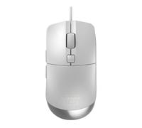 CHERRY XTRFY M50, Ratón Ligero con Cable para Juegos, Forma Ergonómica para una Comodidad y un Control Óptimos, 5 Perfiles integrados, Puerto USB-A, Blanco