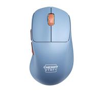 CHERRY XTRFY M64 WIRELESS, Ratón Inalámbrico Ultraligero de Gaming, 2.4 GHz RF, Optimizado para eSports, Forma Ergonómica con Parte Frontal Extra Baja, Azul