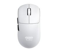 CHERRY XTRFY M68 Pro Wireless, Ratón Inalámbrico de Gaming Ultra Rápido, 2.4 GHz RF, Optimizado para esports, 8K, Forma Simétrica con Parte Frontal Baja, Blanco