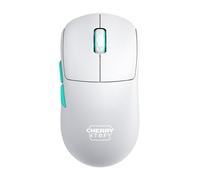 CHERRY XTRFY M68 Wireless, Ratón Inalámbrico Ultraligero para Juegos, 2,4 GHz, Optimizada para E-Sports, Forma Simétrica con Parte Frontal Extra Baja, Blanco