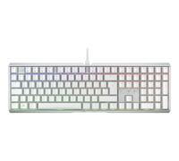 Cherry XTRFY MX 3.1, Teclado Gaming mecánico, distribución de Teclado alemán (QWERTZ), iluminación RGB, Carcasa de Aluminio, conexión USB-A, switches MX2A Brown, Blanco
