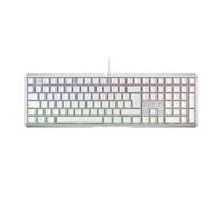 CHERRY XTRFY MX 3.1, Teclado Gaming mecánico, distribución de teclado alemán (QWERTZ), iluminación RGB, carcasa de aluminio, conexión USB-A, switches MX2A BROWN, blanco