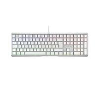 CHERRY XTRFY MX 3.1, Teclado Gaming mecánico, distribución de teclado Pan Nordic (QWERTY), iluminación RGB, carcasa de aluminio, conexión USB-A, switches MX2A RED, blanco
