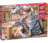 CherryPazzi Rompecabezas Sit A Spell - Rompecabezas de 1000 Piezas, impresión HD Colores Vivos para Adultos y Adolescentes, Arte Moderno