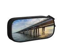 Chesapeake Bay Bridge - Estuche para lápices de gran capacidad, estuche para lápices para niñas y niños, adolescentes, color, 5.0cm*10.5cm*20.5cm, Estuche para lápices