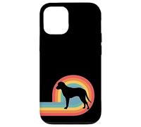 Chesapeake Bay Retriever de los 70, Retro, arcoíris, papá y mamá Carcasa para iPhone 12/12 Pro