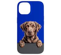 Chesapeake Bay Retriever, Divertido Amante de los Perros Chessie Que se asoma Carcasa para iPhone 14
