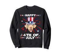 Chesapeake Bay Retriever Dog Patriotic American 4th of July Sudadera