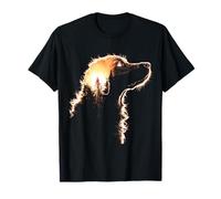 Chesapeake-Bay-Retriever Perro Animal Naturaleza Bosque Arte Camiseta