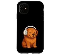 Chesapeake Bay Retriever Perro Usando Auriculares Perro Mamá Papá Carcasa para iPhone 11