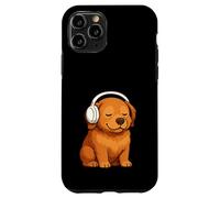 Chesapeake Bay Retriever Perro Usando Auriculares Perro Mamá Papá Carcasa para iPhone 11 Pro