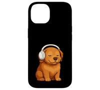 Chesapeake Bay Retriever Perro Usando Auriculares Perro Mamá Papá Carcasa para iPhone 14