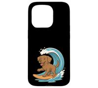 Chesapeake Bay Retriever, Surfista, Divertido Perro, mamá y papá Carcasa para iPhone 15 Pro