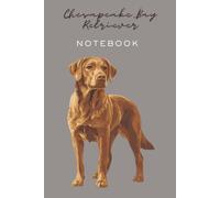 Chesapeake Bay Retriever Watercolor Companion: Elegant Chesapeake Bay Retriever Notebook Featuring a Standing Watercolor Dog Illustration for Students, Writers, Teachers, and Dog Lovers